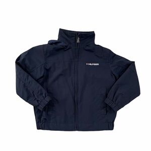 TOMMY HILFIGER Toddler Jacket 6-9 Mths Navy Blue Full Zipper Mesh Lining